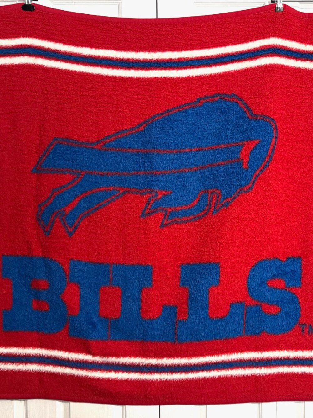 Vintage Biederlack Buffalo Bills Blanket